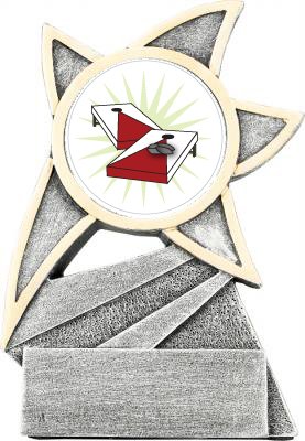 Cornhole Jazz Star Trophy