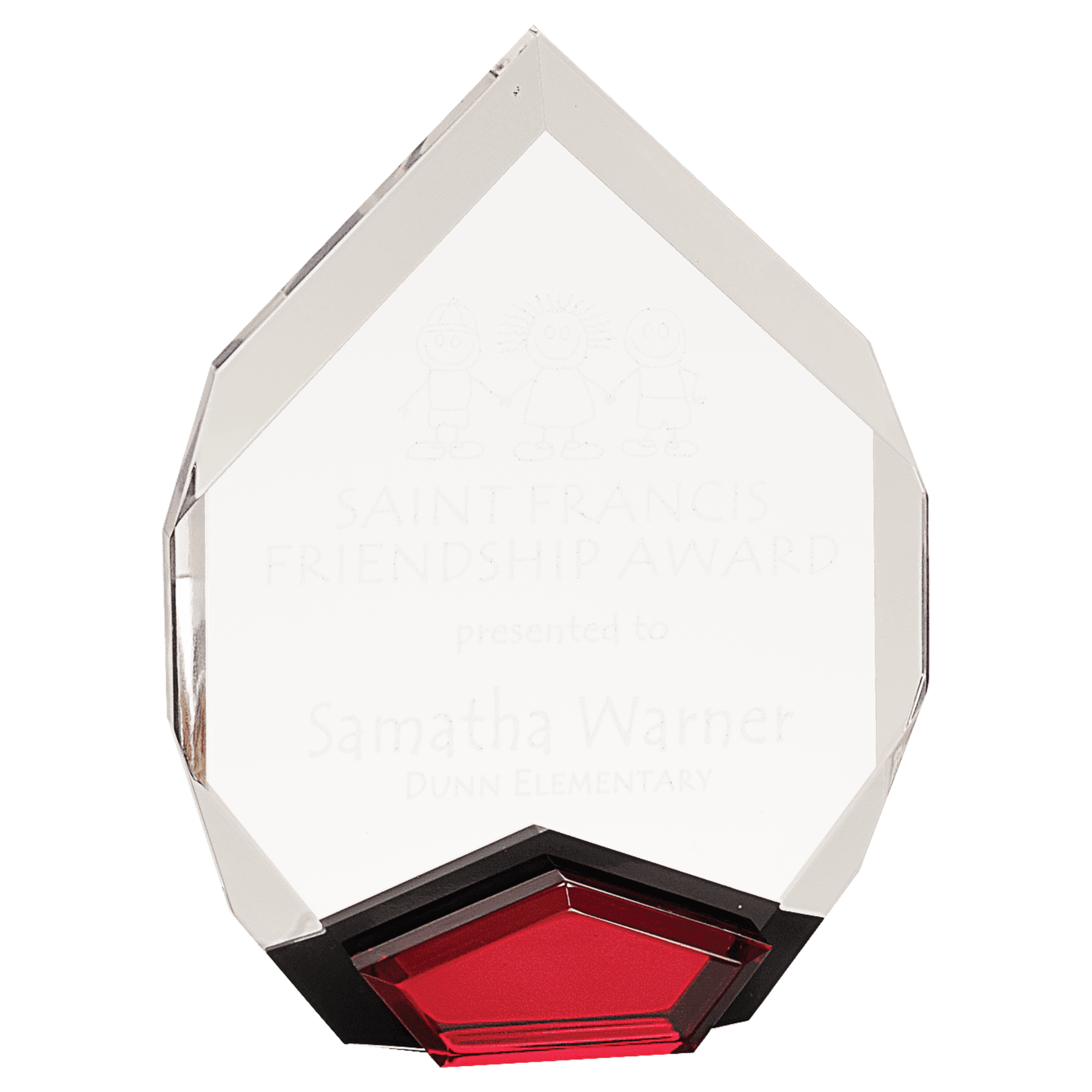 Red Marquis Acrylic Award