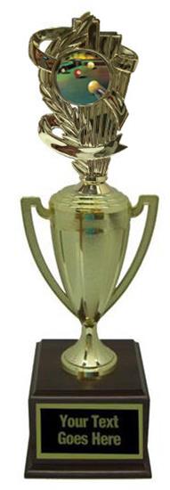 Billiard 1 Gold Cup Trophy
