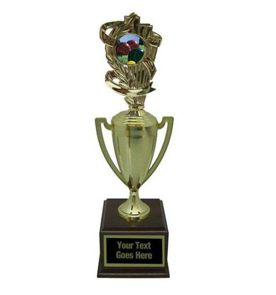 Bocce Ball Gold Cup Trophy