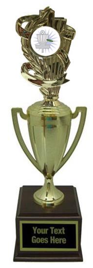 Frisbee Golf Gold Cup Trophy