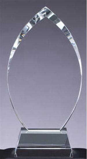 Crystal Elipse Clear Award