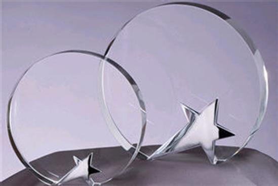 Circle Star Crystal Award