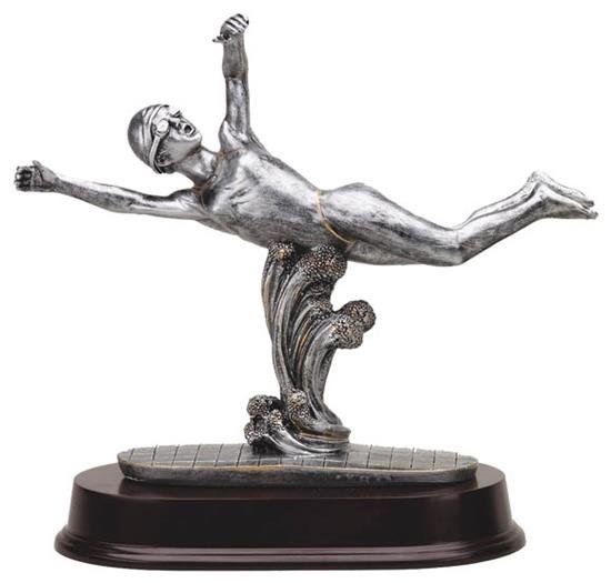 Female Swimming Resin Trophy