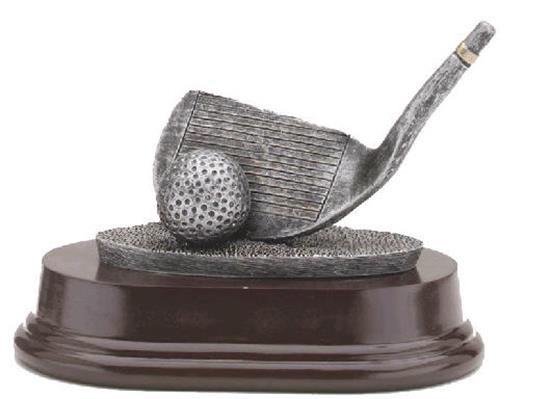 Golf Club Wedge Trophy 4 Inch