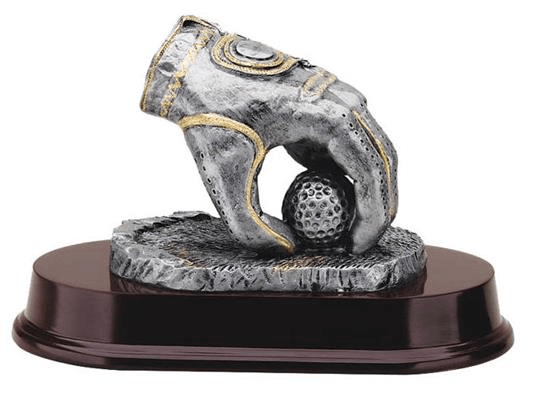 Golf Ball Hand Trophy