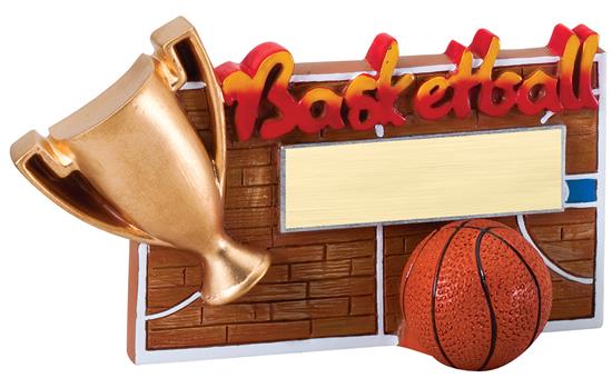 Basketball Winners Cup Resin Trophy