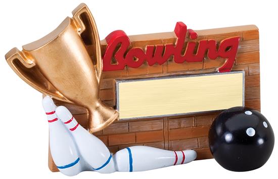 Bowling Winners Cup Resin Trophy