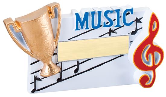 Music Winners Cup Resin Trophy