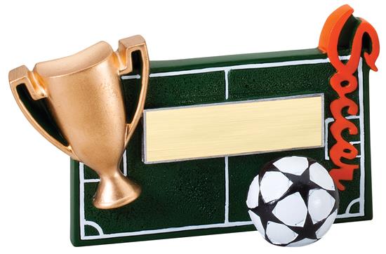 Soccer Winners Cup Resin Trophy