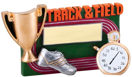 Track and Field Winners Cup Resin Trophy