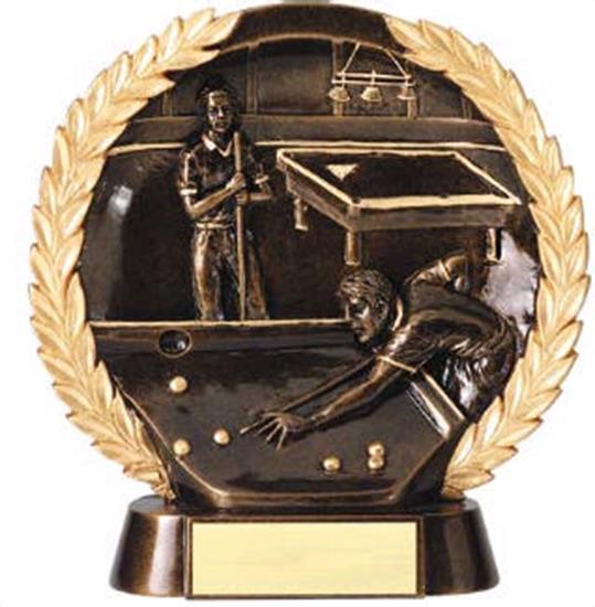 Billiards Trophy 7 1/2 Inch
