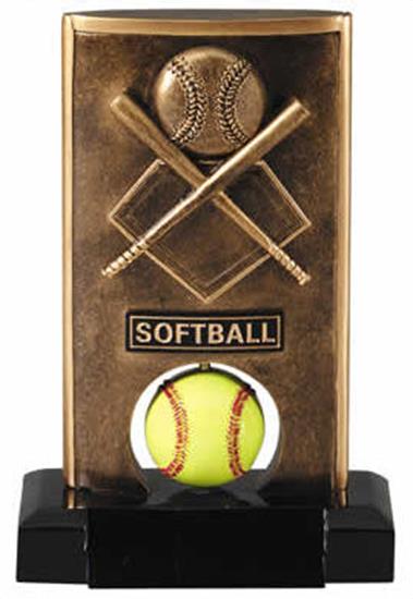 Softball Spinning Trophy