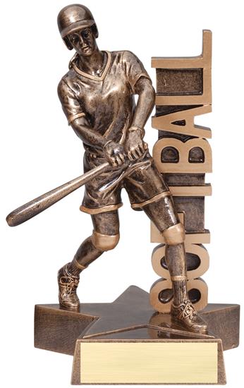 Softball Player Billboard Trophy