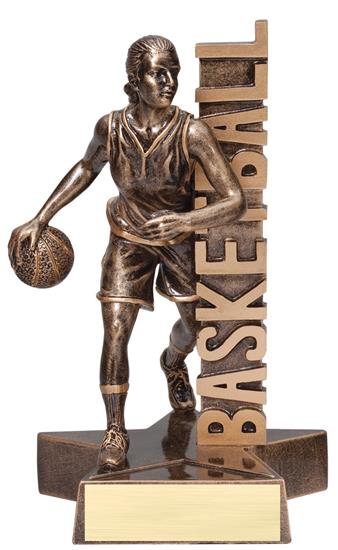 Basketball Female Player Billboard Trophy