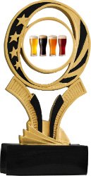 Beer Tasting Midnite Star Resin Trophy
