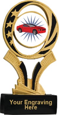 Racing Midnite Star Resin Trophy