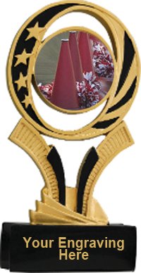 Cheerleading Midnite Star Resin Trophy