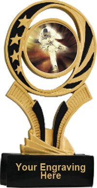 Karate Midnite Star Resin Trophy