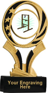 Ladder Golf Midnite Star Resin Trophy