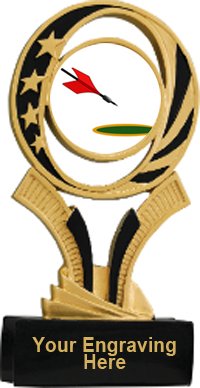 Lawn Dart Midnite Resin Trophy