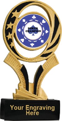 Poker Midnite Star Resin Trophy