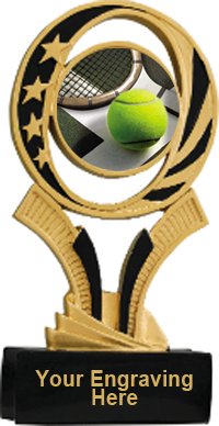 Tennis Midnite Star Resin Trophy