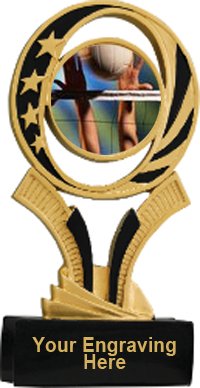 Volleyball Midnite Star Resin Trophy