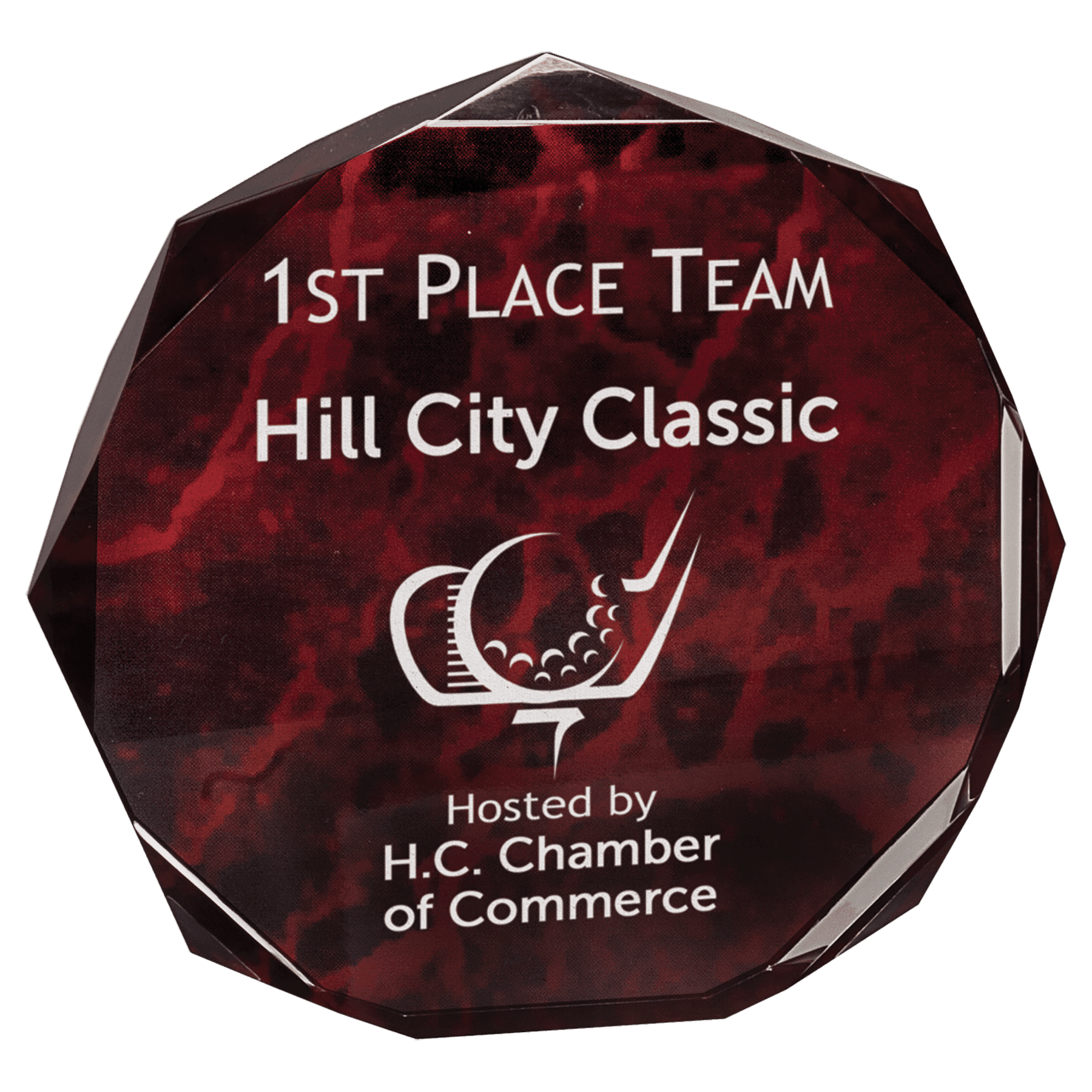 Acrylic Octagon Award