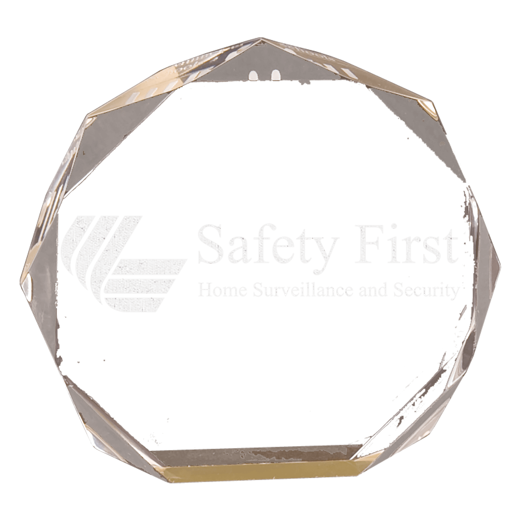 Self Standing Acrylic Octagon Award
