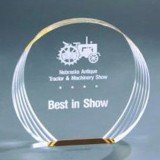 Free Standing Round Acrylic Award