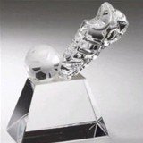 Crystal Kick Soccer Ball Award