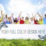 Horizontal 62" Vinyl Banner