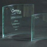 Beveled Glass Crescent