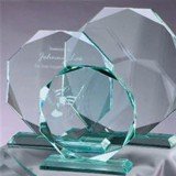 Octagon Jade Glass Award