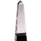 Obelisk Black Pedestal Crystal