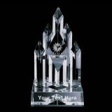 Mixed Martial Crystal Diamond Pillar Award