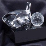 Golf Club and Ball Crystal Award