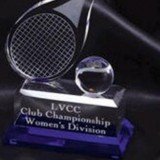 Tennis Crystal Award