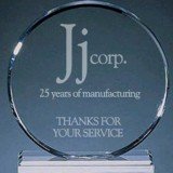 Clear Acrylic Circle Award