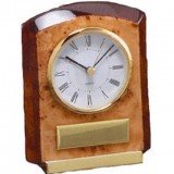 Burlwood Piano Finish Clock