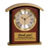 Mahogany Desk Clock