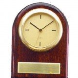 Rosewood Arched Clock