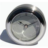 Silver Desk Clock