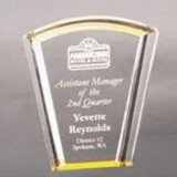 Acrylic Gold Fan Award