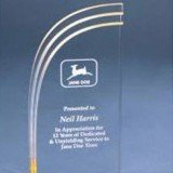 Free Standing Gold Acrylic Award