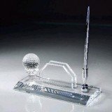 Crystal Golf Ball Pen Set
