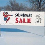 Horizontal 38" Vinyl Banner
