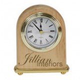 Red Adler Arched Clock