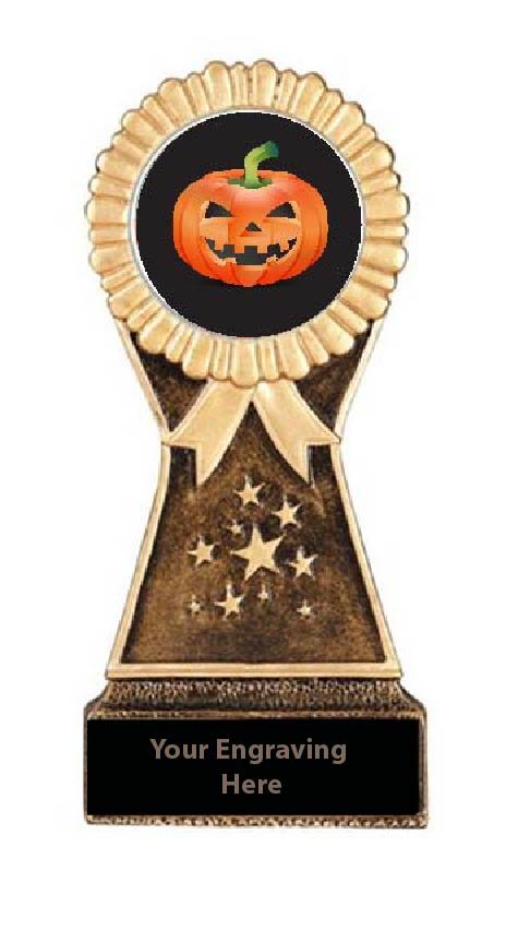 Resin Stand Halloween Pumpkin Carving  Trophies